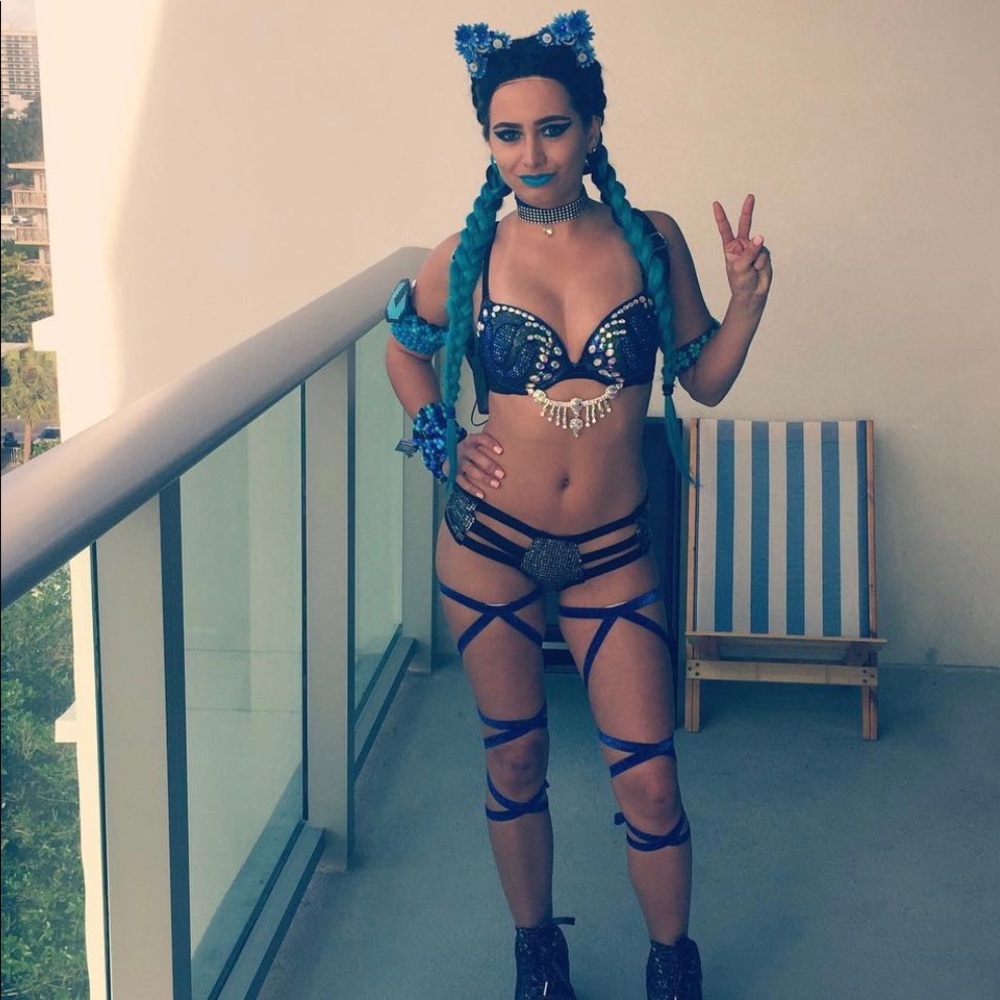 Ultra Music Festival Inspired 32C Push-Up Bra